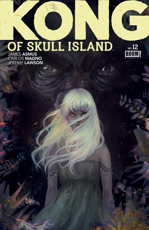 This image is the cover for the book Kong of Skull Island #12, Kong of Skull Island