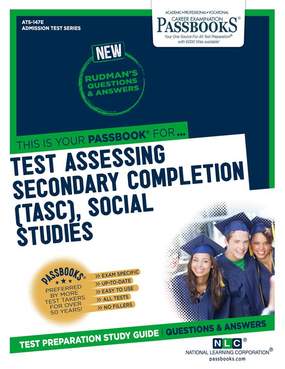 Test Assessing Secondary Completion (TASC), Social Studies, Admission Test Series
