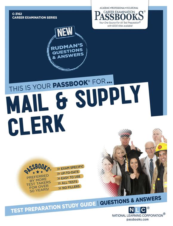 Mail &amp; Supply Clerk, Career Examination Series
