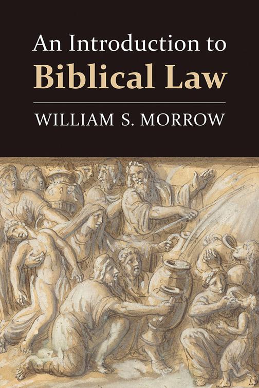 This image is the cover for the book An Introduction to Biblical Law