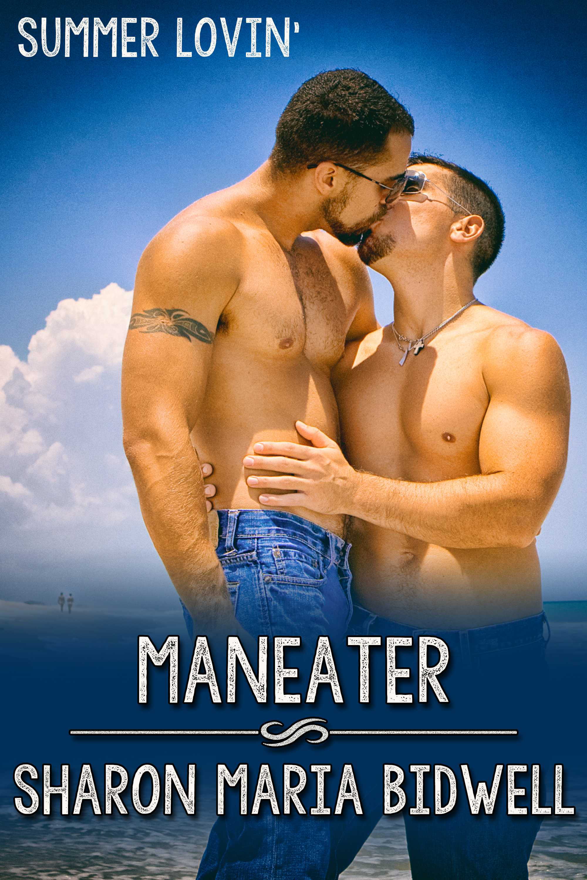 This image is the cover for the book Maneater