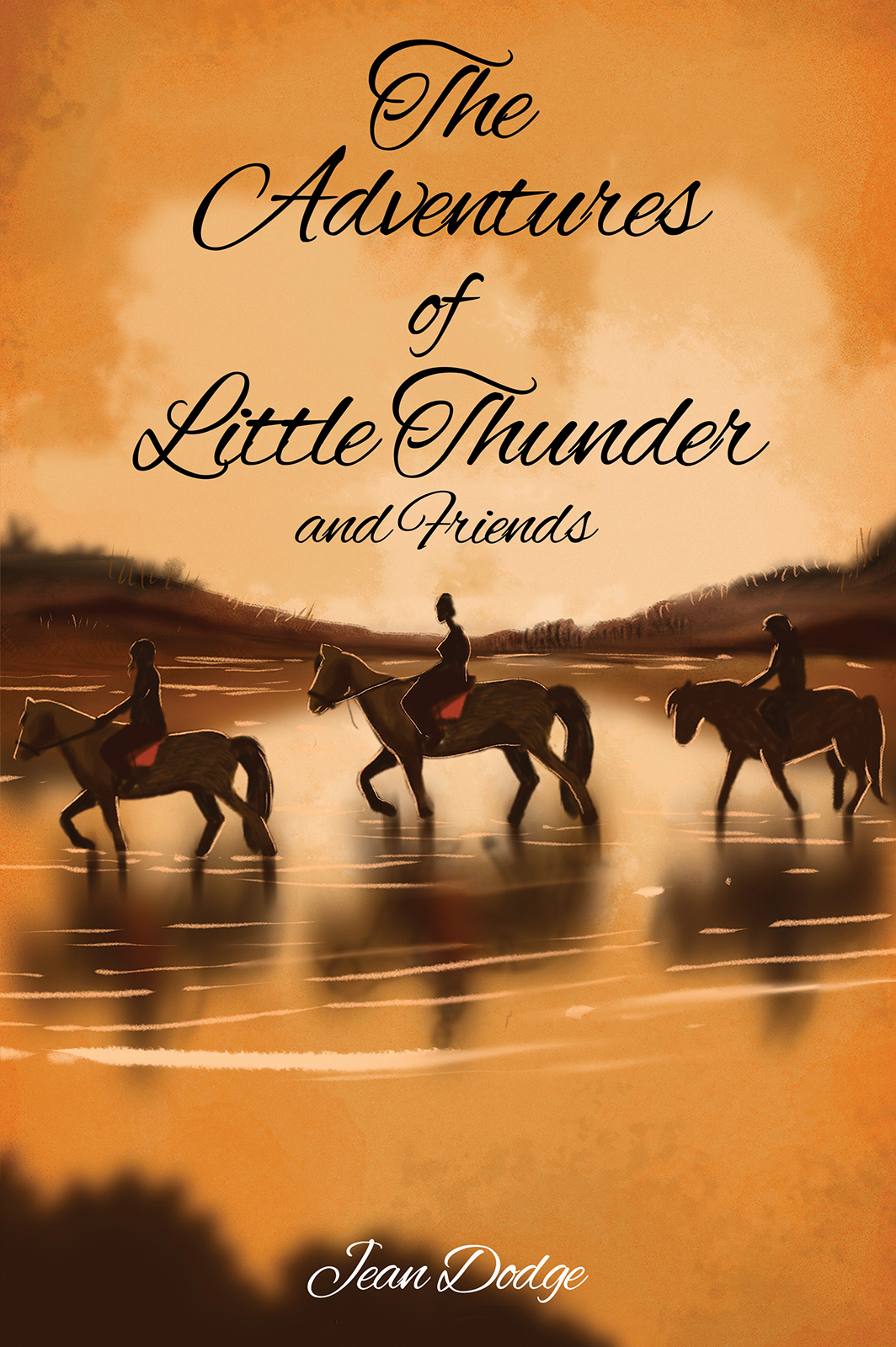 This image is the cover for the book The Adventures of Little Thunder and Friends