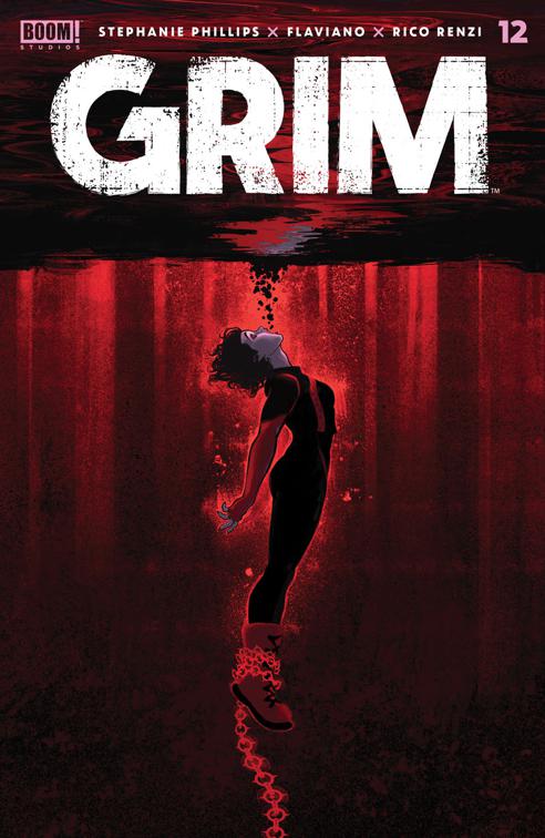 This image is the cover for the book Grim #12