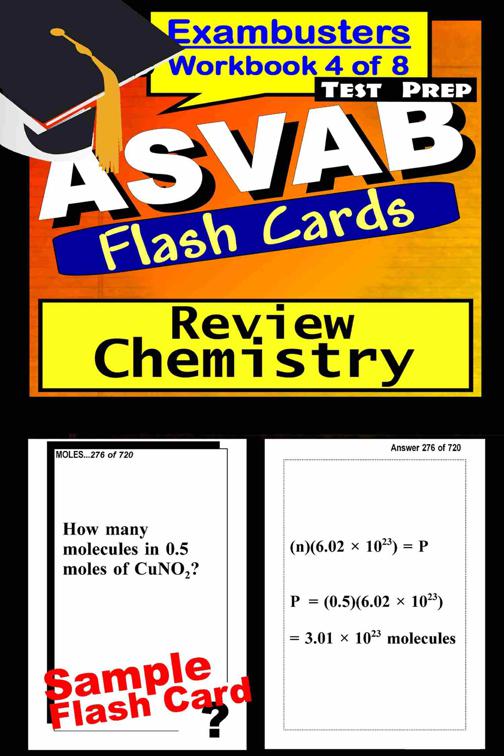ASVAB Test Prep Chemistry Review--Exambusters Flash Cards--Workbook 4 of 8, Exambusters ASVAB