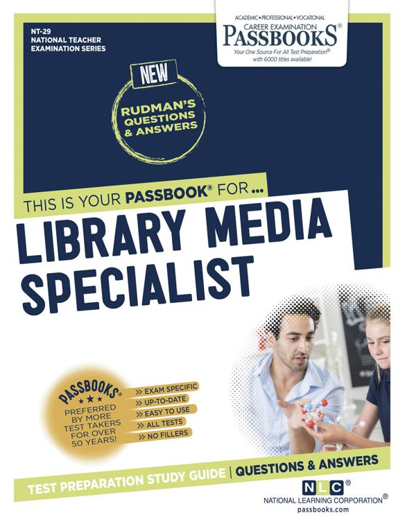 MEDIA SPECIALIST - LIBRARY &amp; AUDIO-VISUAL SVCS. (LIBRARY MEDIA SPECIALIST), National Teacher Examination Series (NTE)