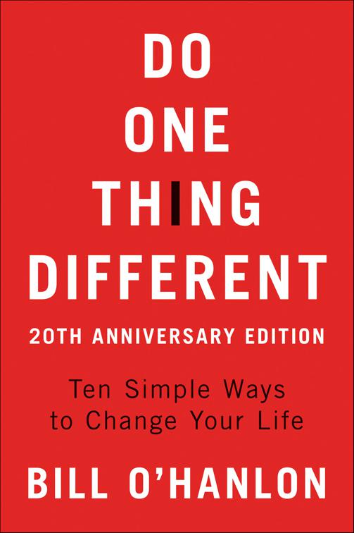 Do One Thing Different