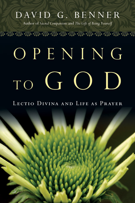 This image is the cover for the book Opening to God