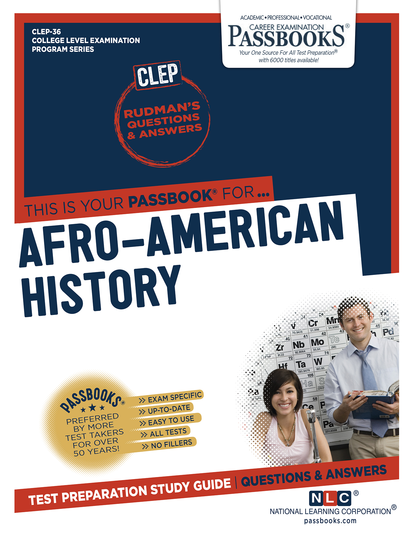 AFRO-AMERICAN HISTORY, College Level Examination Program Series (CLEP)