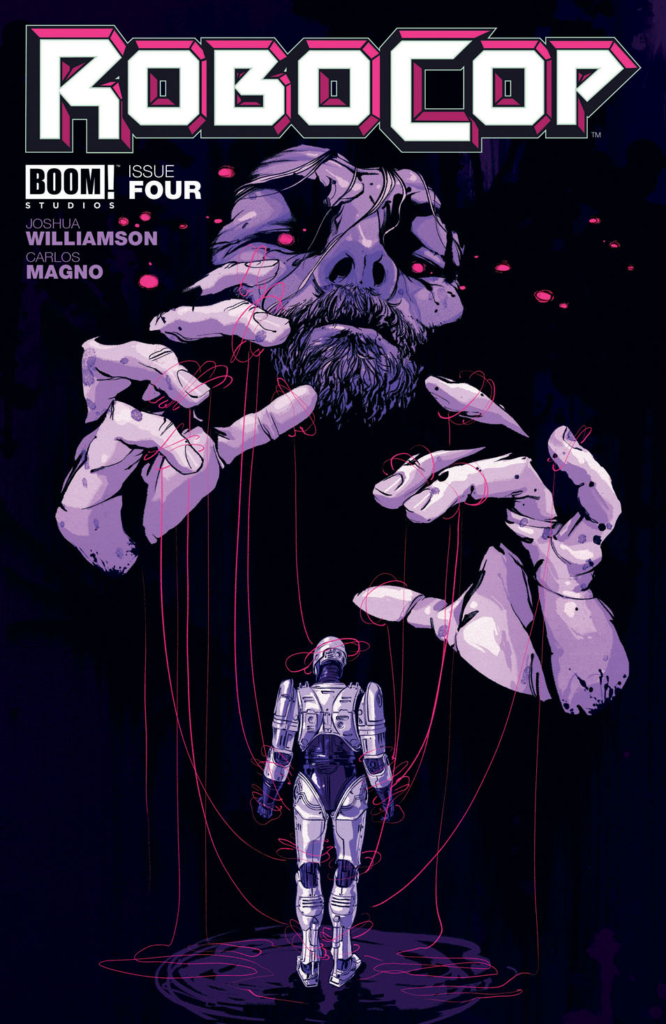 This image is the cover for the book RoboCop: Dead or Alive #4, RoboCop: Dead or Alive