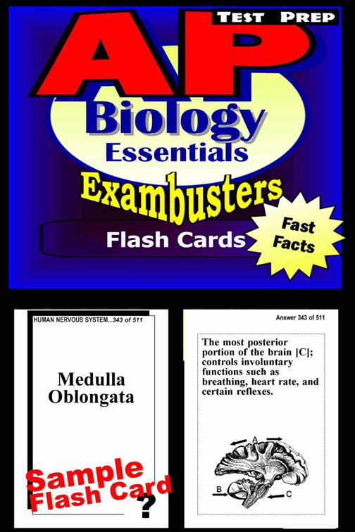 AP Biology Test Prep Review--Exambusters Flash Cards, Exambusters AP