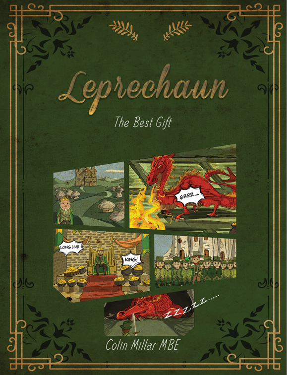 This image is the cover for the book Leprechaun