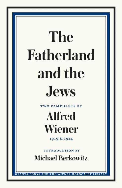 Fatherland and the Jews