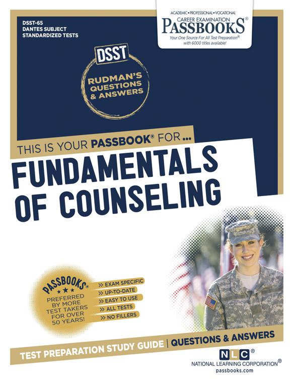 FUNDAMENTALS OF COUNSELING, DANTES Subject Standardized Tests (DSST)