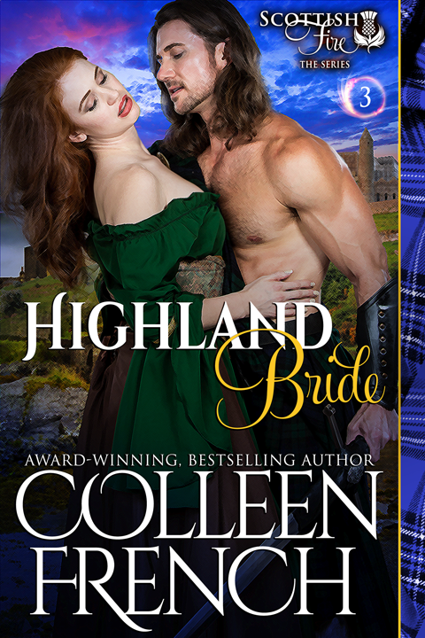 This image is the cover for the book Highland Bride (Scottish Fire Series, Book 3), Scottish Fire Series