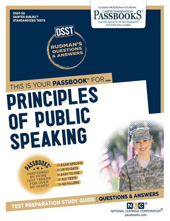 PRINCIPLES OF PUBLIC SPEAKING, DANTES Subject Standardized Tests (DSST)