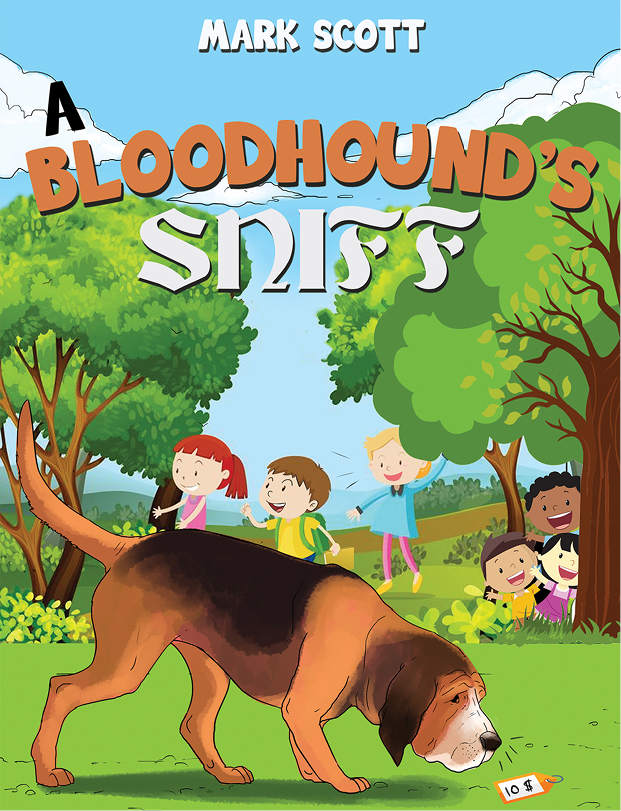 This image is the cover for the book A Bloodhound's Sniff