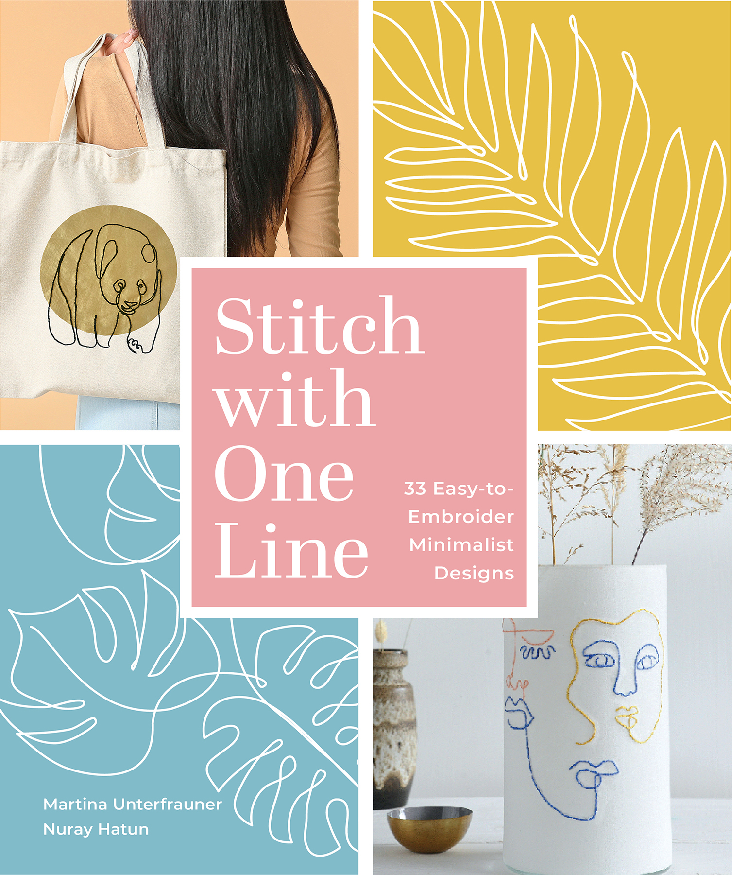 This image is the cover for the book Stitch with One Line