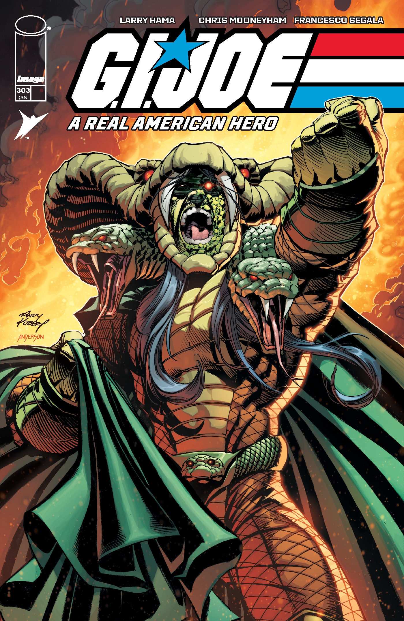 This image is the cover for the book G.I. Joe A Real American Hero #303, G.I. Joe A Real American Hero