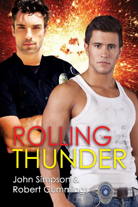 This image is the cover for the book Rolling Thunder, Murder Most Gay Series