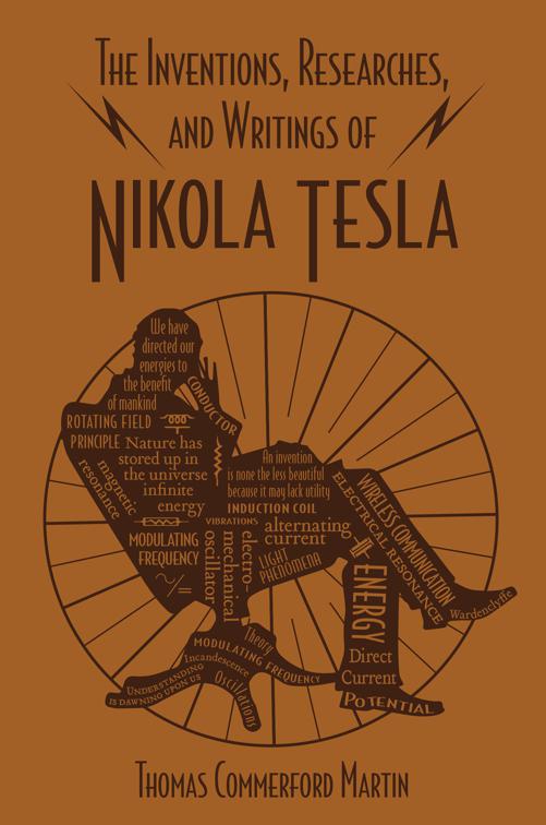 Inventions, Researches, and Writings of Nikola Tesla, Word Cloud Classics