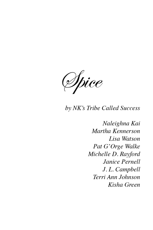 This image is the cover for the book Spice