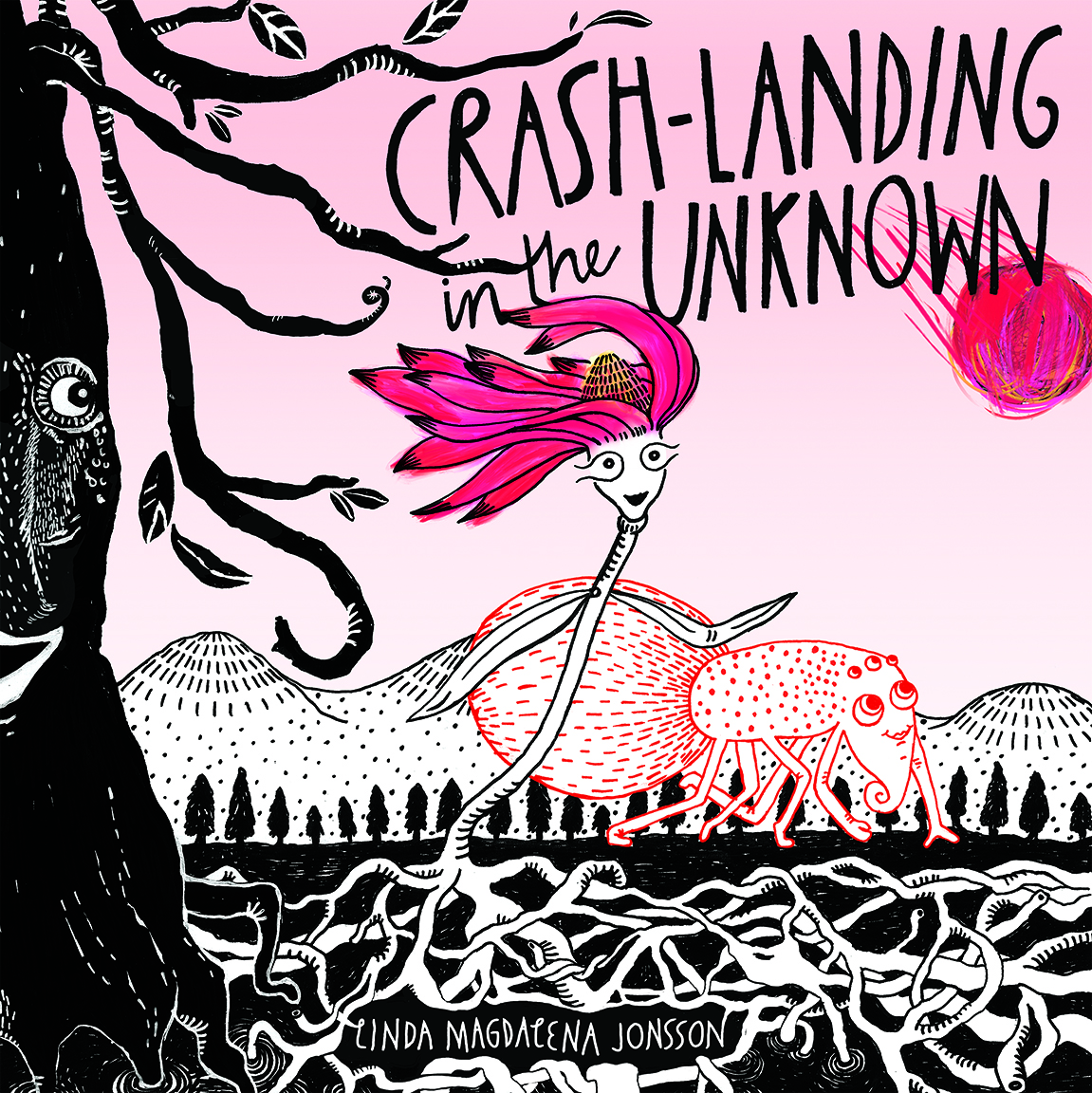 This image is the cover for the book Crash-Landing in the Unknown
