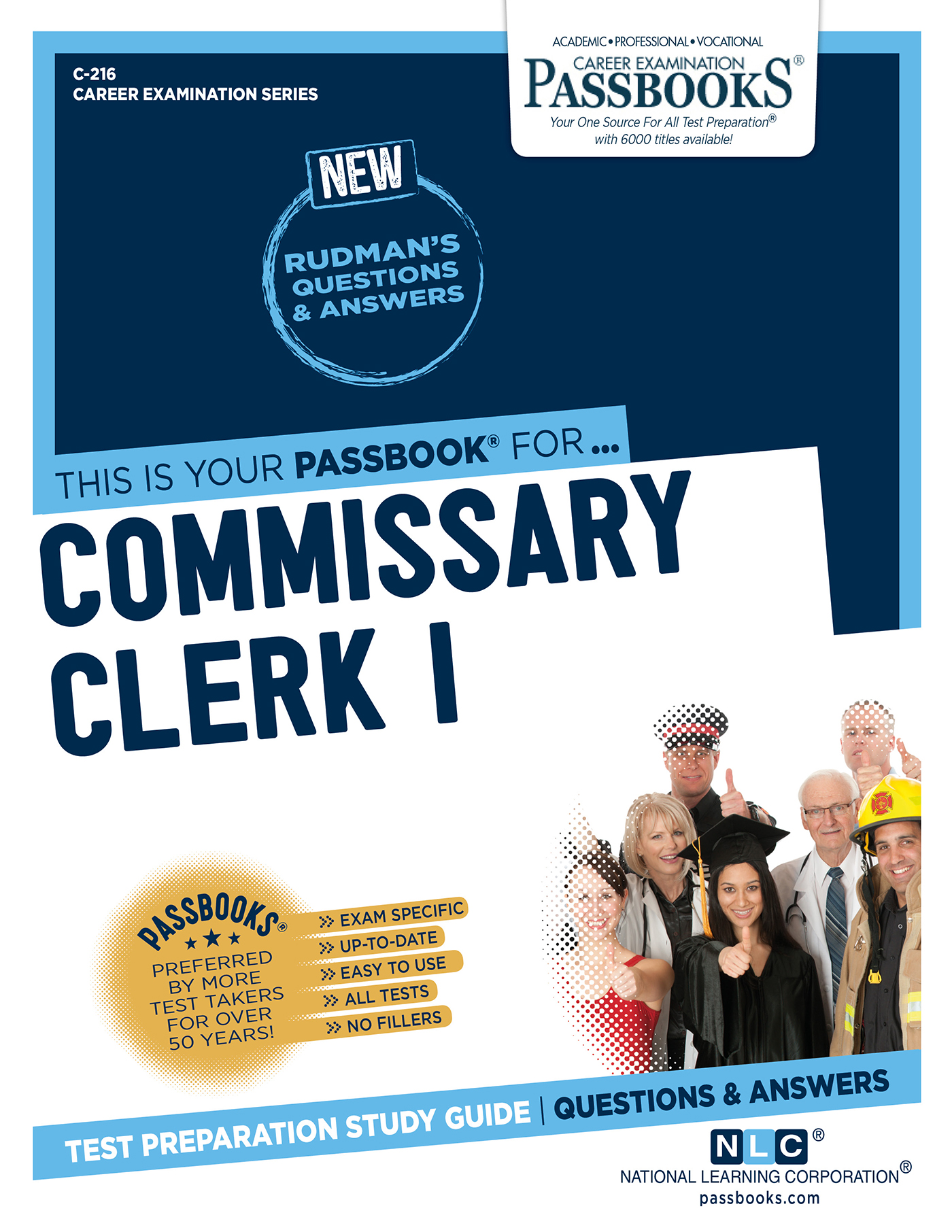 Commissary Clerk I, Career Examination Series