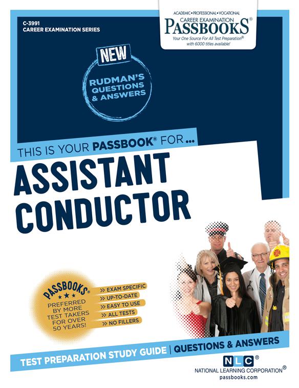 This image is the cover for the book Assistant Conductor, Career Examination Series