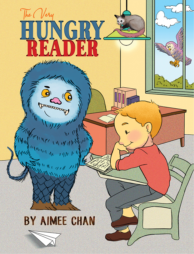 This image is the cover for the book The Very Hungry Reader