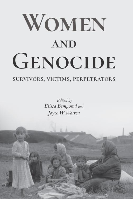 This image is the cover for the book Women and Genocide