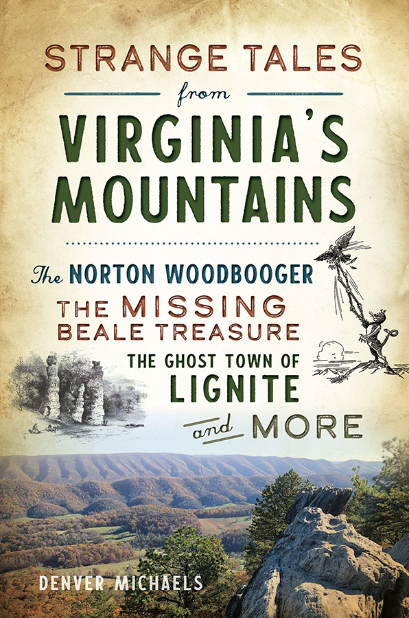 This image is the cover for the book Strange Tales from Virginia's Mountains