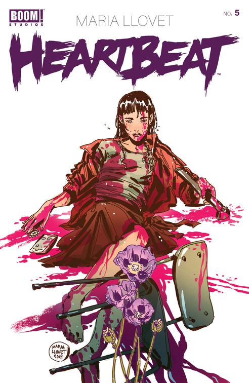 This image is the cover for the book Heartbeat #5, Heartbeat