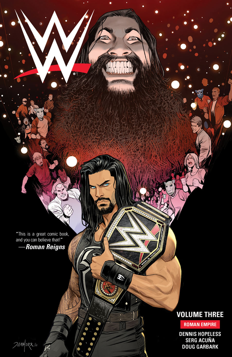 This image is the cover for the book WWE Vol. 3, WWE