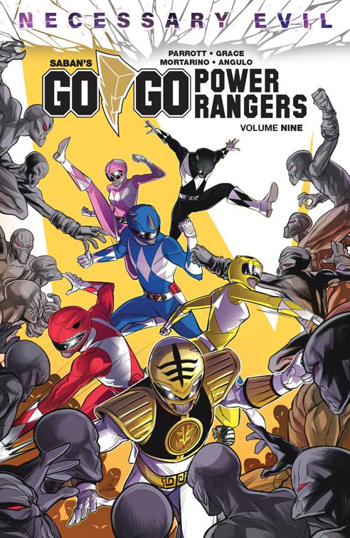 This image is the cover for the book Saban's Go Go Power Rangers Vol. 9