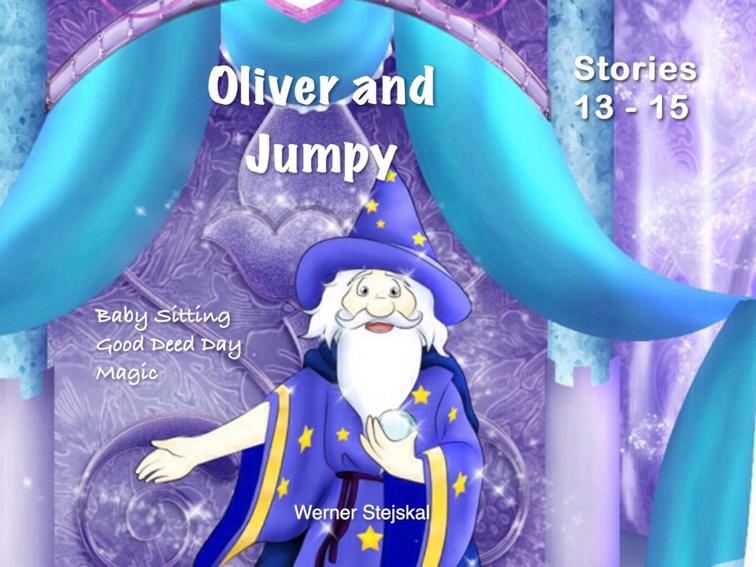 This image is the cover for the book Oliver and Jumpy, Volume 5, Oliver and Jumpy