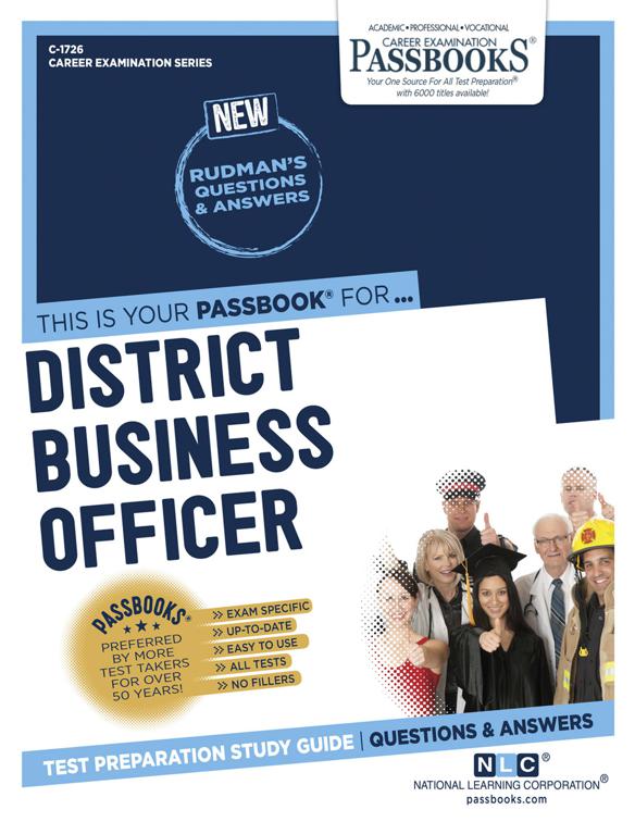 District Business Officer, Career Examination Series