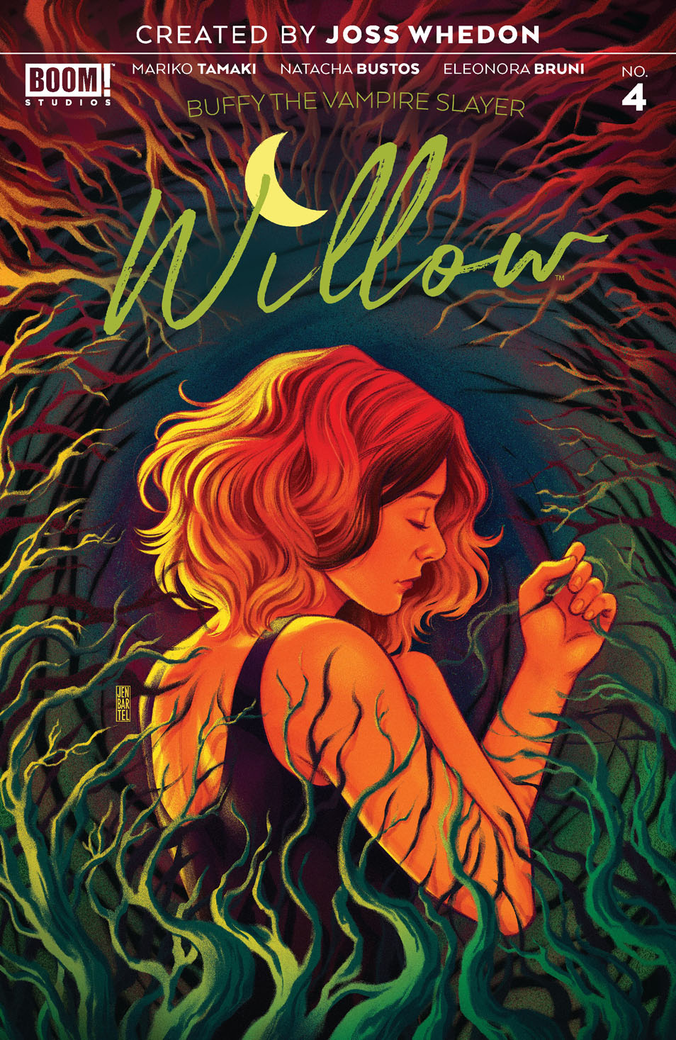 This image is the cover for the book Buffy the Vampire Slayer: Willow #4, Buffy the Vampire Slayer: Willow