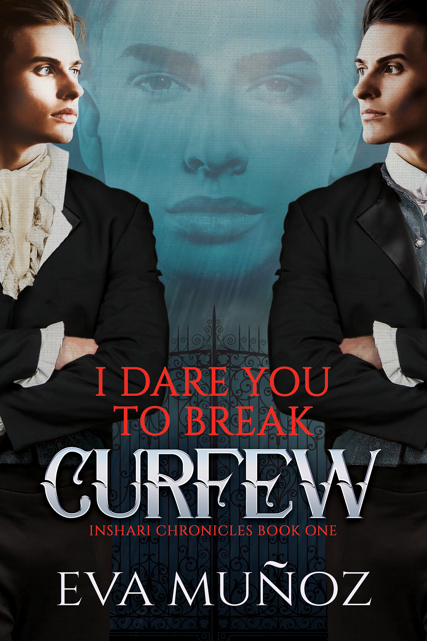 This image is the cover for the book I Dare You to Break Curfew, The Inshari Chronicles