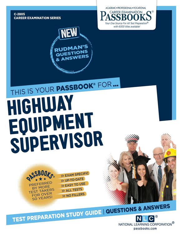 Highway Equipment Supervisor, Career Examination Series