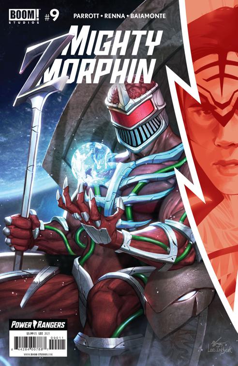 This image is the cover for the book Mighty Morphin #9, Mighty Morphin