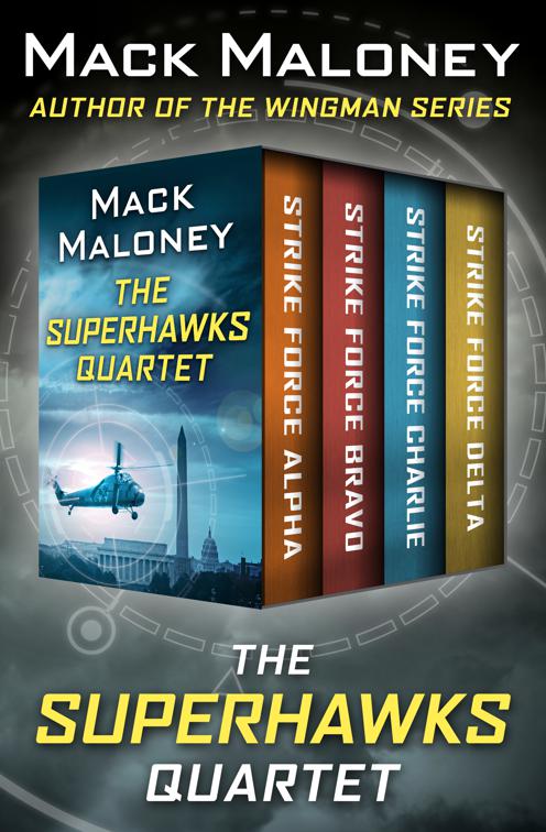 This image is the cover for the book SuperHawks Quartet, Superhawks