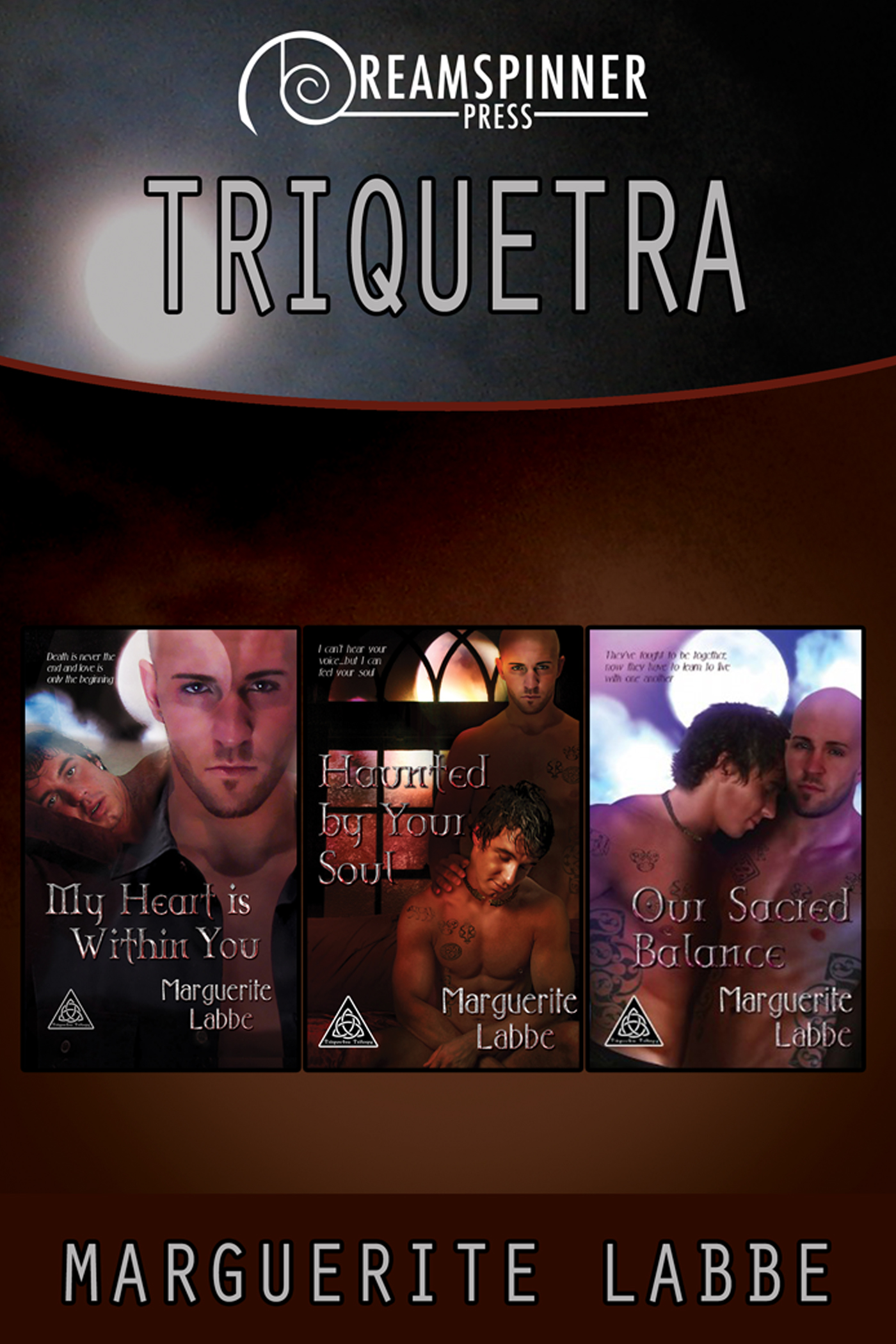 This image is the cover for the book Triquetra, Dreamspinner Press Bundles