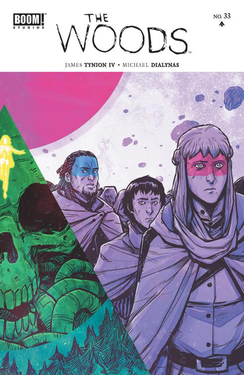 This image is the cover for the book The Woods #33, The Woods