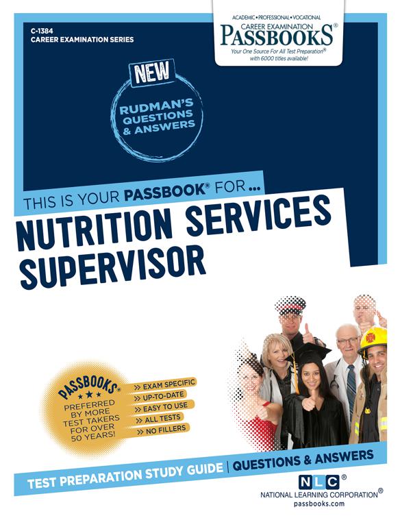 Nutrition Services Supervisor, Career Examination Series