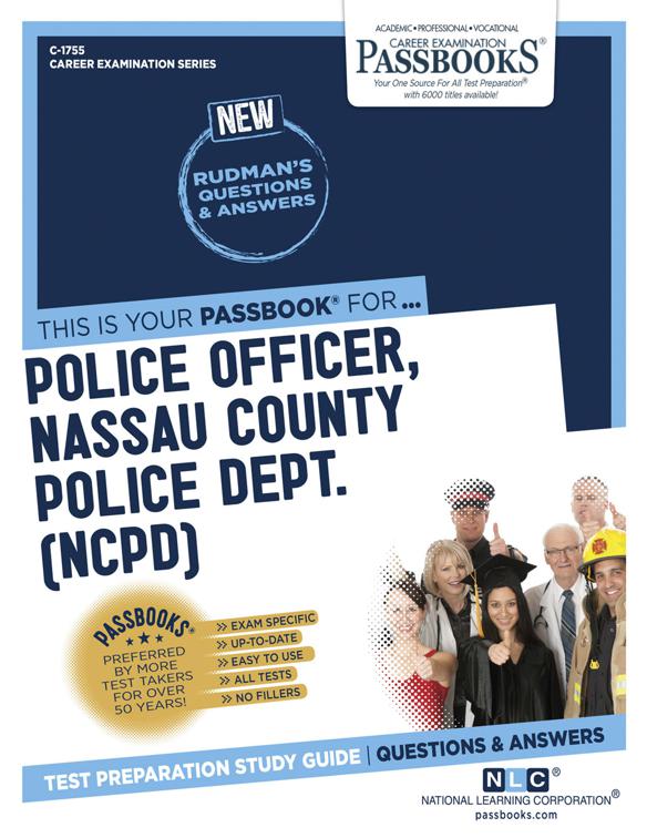 Police Officer, Nassau County Police Department (NCPD), Career Examination Series