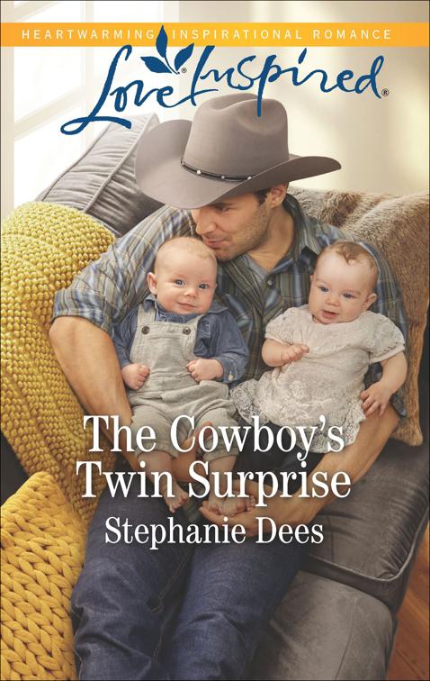 This image is the cover for the book Cowboy's Twin Surprise, Triple Creek Cowboys