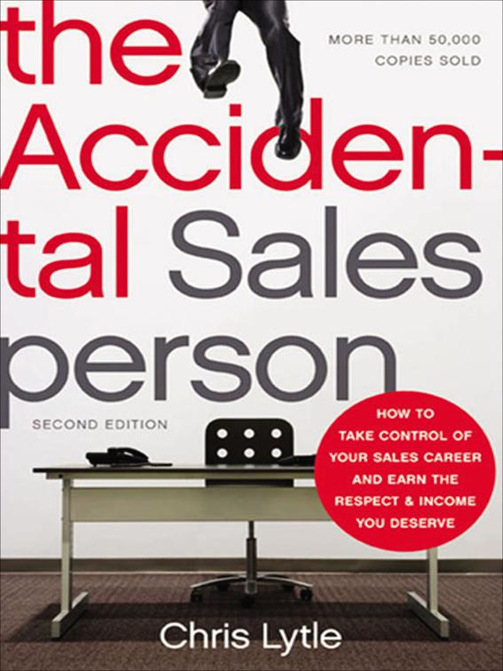 This image is the cover for the book Accidental Salesperson