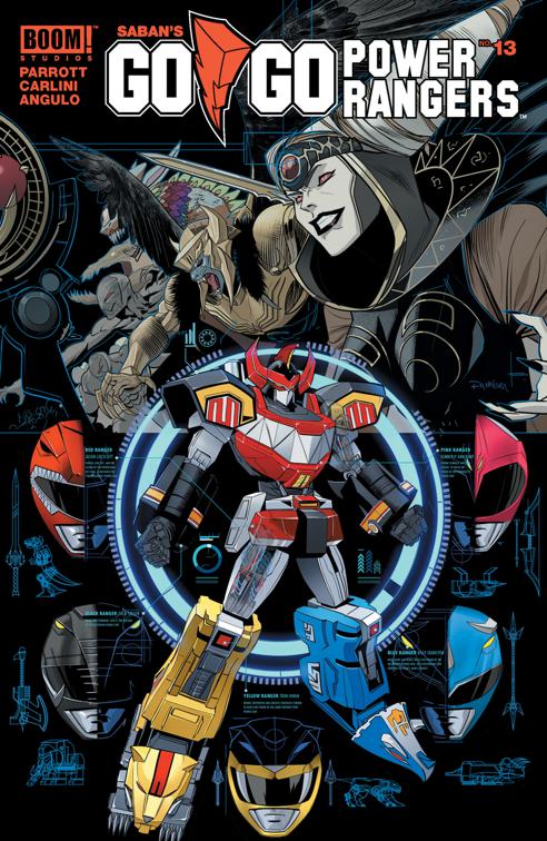 This image is the cover for the book Saban's Go Go Power Rangers #13, Saban's Go Go Power Rangers