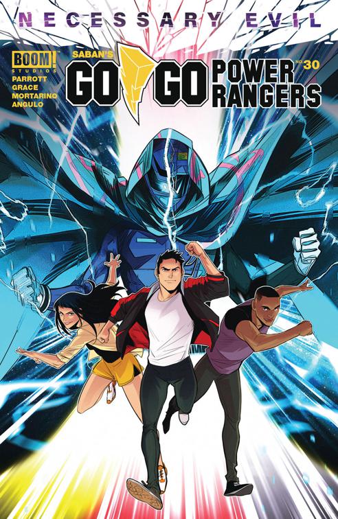 This image is the cover for the book Saban's Go Go Power Rangers #30, Saban's Go Go Power Rangers