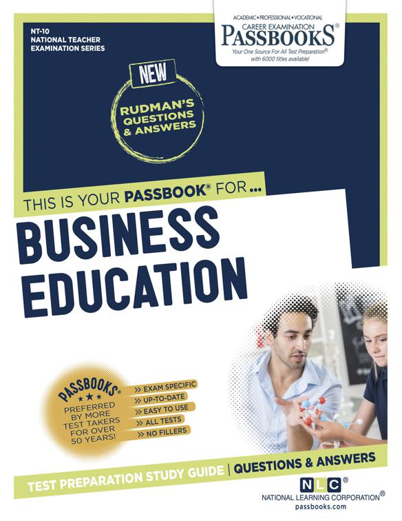 BUSINESS EDUCATION, National Teacher Examination Series (NTE)